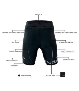 Mallas running Blueball BB100005 Mallas Cortas con Bolsillo