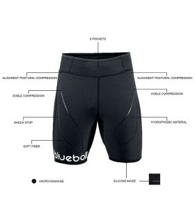 Mallas running Blueball BB100007 Mallas Cortas con Bolsillo