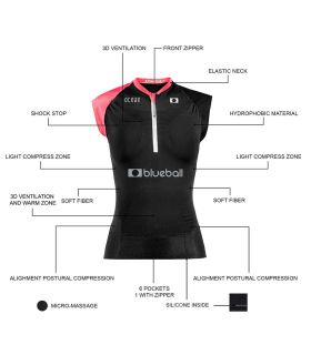 Camisetas técnicas running Blueball BB000013 Running Top Shirt W