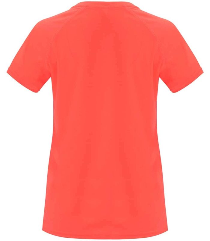 Camisetas técnicas running Roly Camiseta Bahrain W Coral Fluor