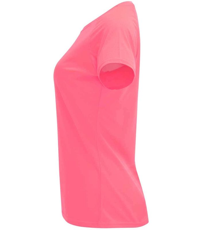 Camisetas técnicas running Roly Camiseta Bahrain W Rosa Lady