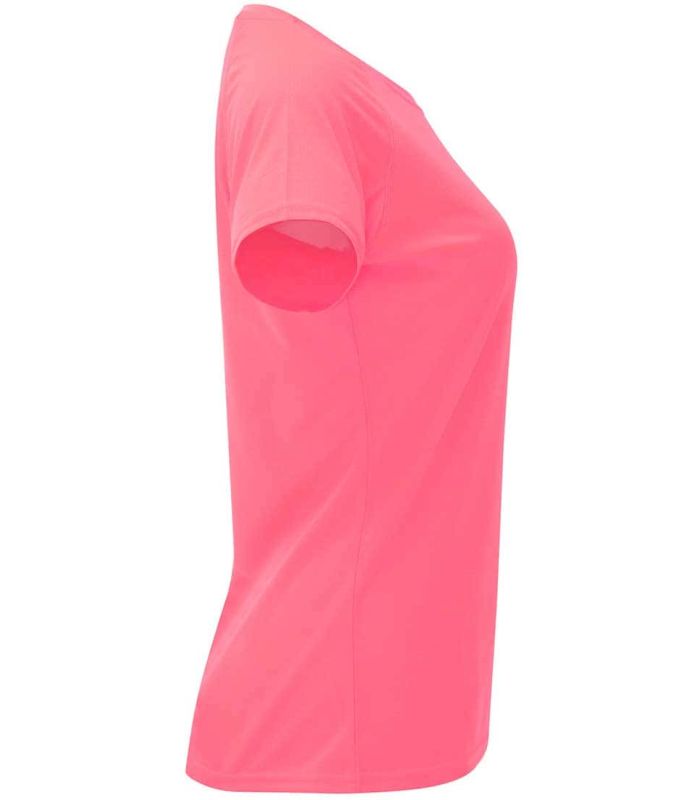 Camisetas técnicas running Roly Camiseta Bahrain W Rosa Lady