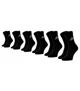 Calcetines Running - Adidas 6 pares Calcetines Clásicos Cushioned negro Zapatillas Running