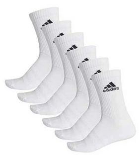 Calcetines Running - Adidas 6 pares Calcetines Clásicos Cushioned Blanco blanco