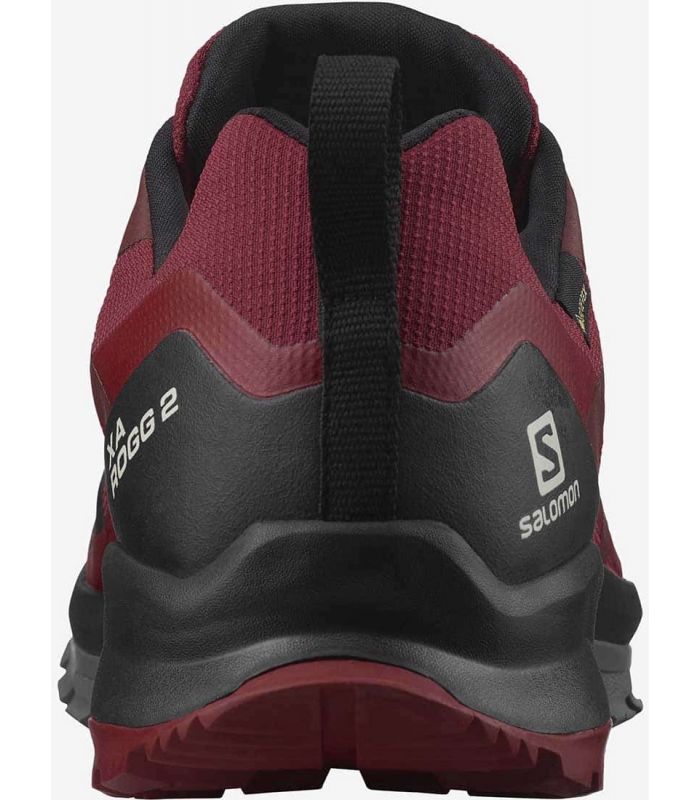 ➤Salomon XA Rogg 2 Gore-Tex - Zapatillas Trekking Hombre l   Tallas 42 Color Granate