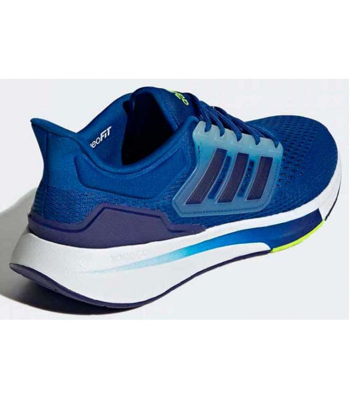 ➤Adidas EQ21 Run - Zapatillas Running Hombre l  Tallas 42  2/3 Color Azul