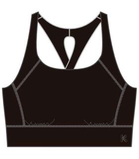 Sujetadores Deportivos Alphadventure Top Guan Negro