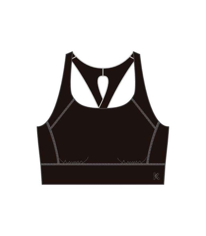 Sujetadores Deportivos Alphadventure Top Guan Negro