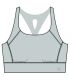 Sujetadores Deportivos Alphadventure Top Guan Misty Blue