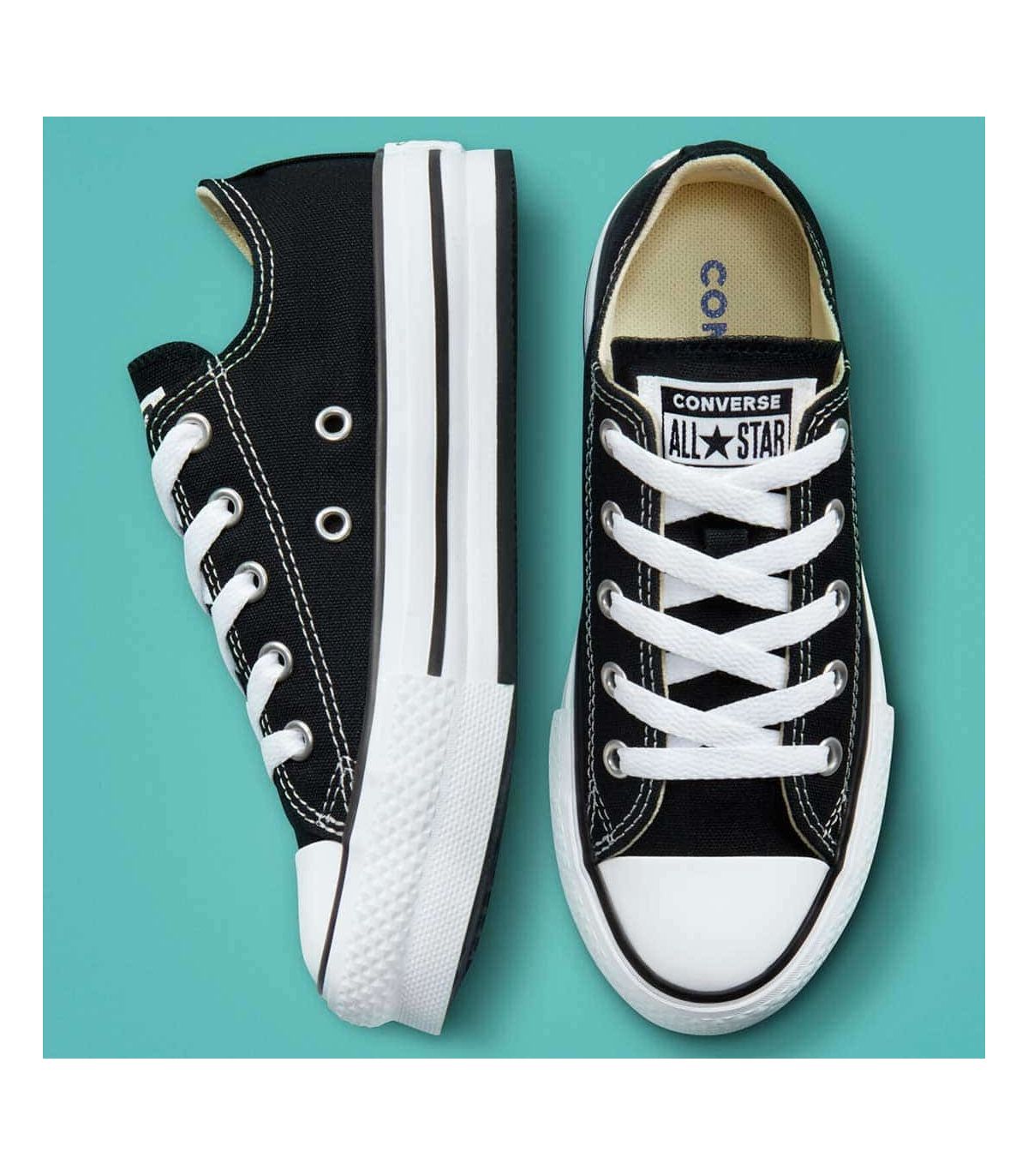 voltaje polla cerca ➤Converse Chuck Taylor All Star Platform Jr Negro - Calzado Casual Junior l  Tallas 30 Color Negro