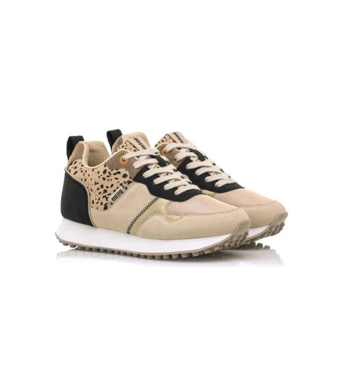 ➤Mustang Selva C50939 - Calzado Casual Mujer l  Tallas 37  Color Beige