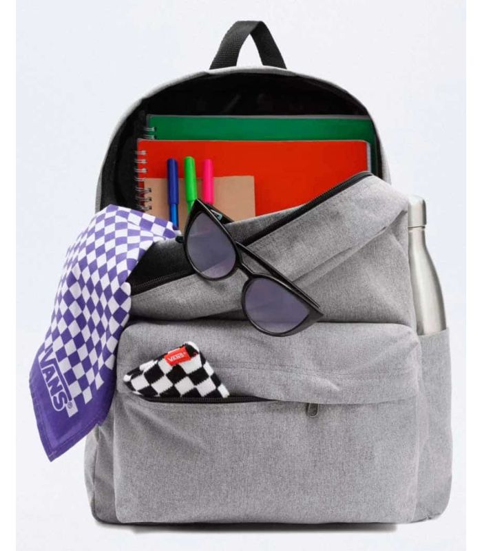 Bolsas vans gris discount