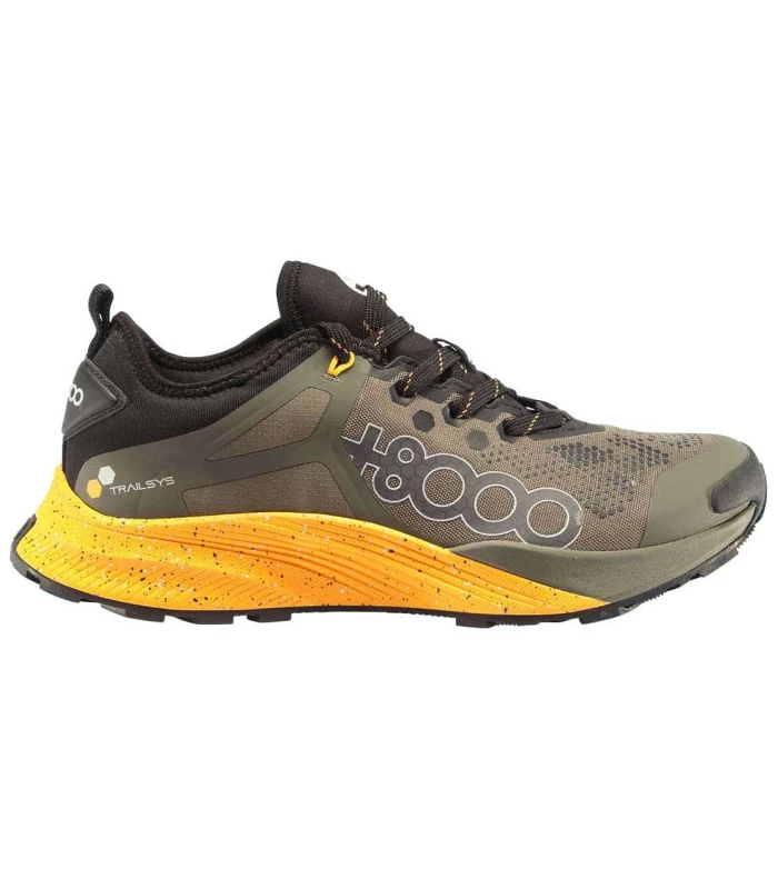Chaussures Trail Running Man +8000 Tigor Kaki
