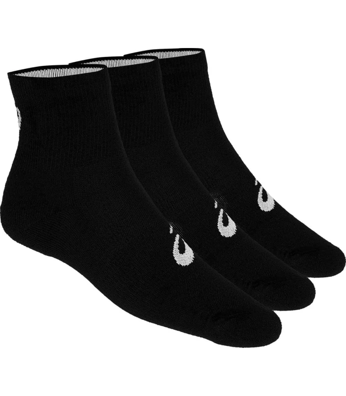 Calcetines Running Asics Calcetines 3PPK Quarter Negro