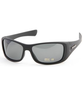 Gafas de sol Ocean Sunglasses Sunset Beach negro para runners con lentes polarizadas y protección UV categoría 3.