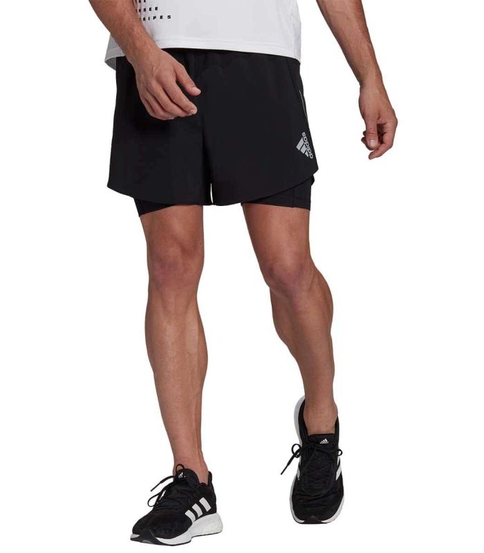 Pantalones técnicos running Adidas Pantalon Corto Designed 4