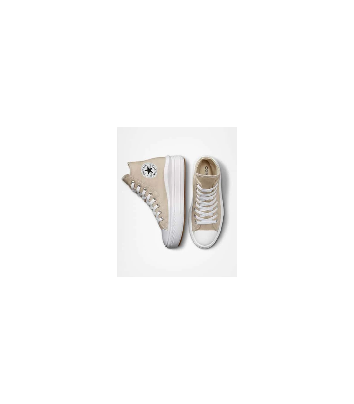 Convert Chuck Taylor All Star Move Beige Casual Shoe Woman l