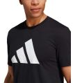 Camisetas Lifestyle - Adidas Camiseta Train Essentials Feelready Logo Training negro