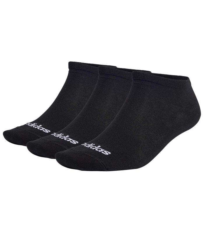 Calcetines Running - Adidas Calcetines Piqui Thin Linear Negro negro