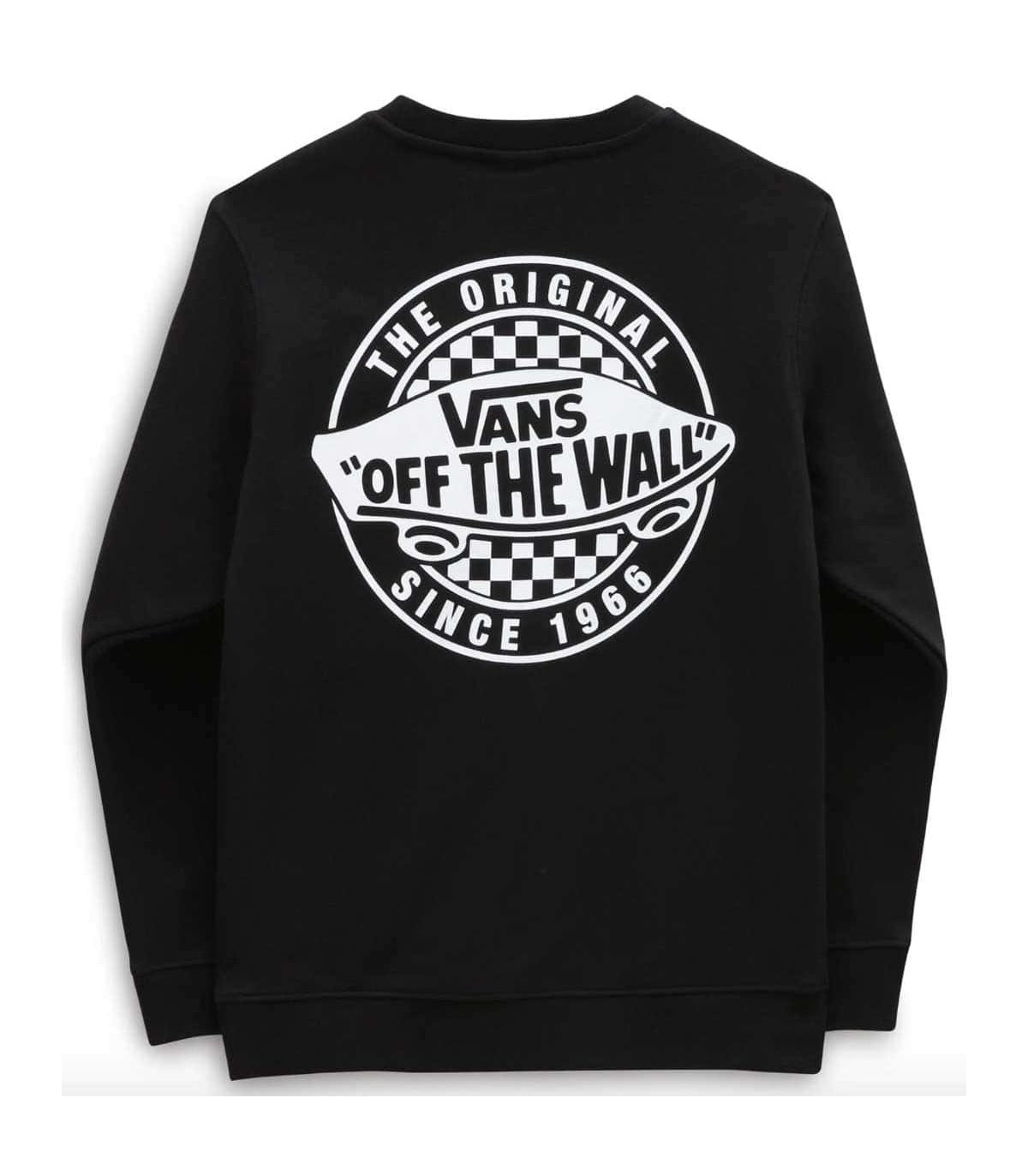 Sudaderas Lifestyle Vans Sudadera OG 66 Crew Negro Jr