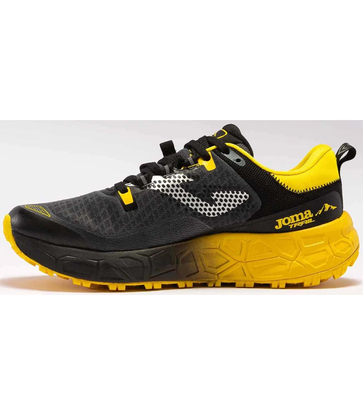 Joma Sima Trail Deportivo Para Montaña Negro-Amarillo. - Ziwi Shoes