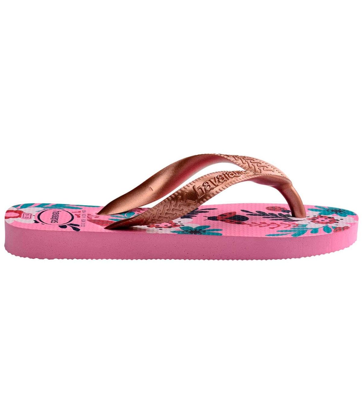 Tienda Sandalias / Chancletas Junior Havaianas Kids Flores Rosa