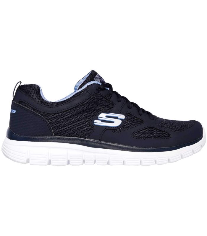 Zapatillas Skechers Burns Agoura de hombre, piel Trubuck y malla transpirable con plantilla Memory Foam.