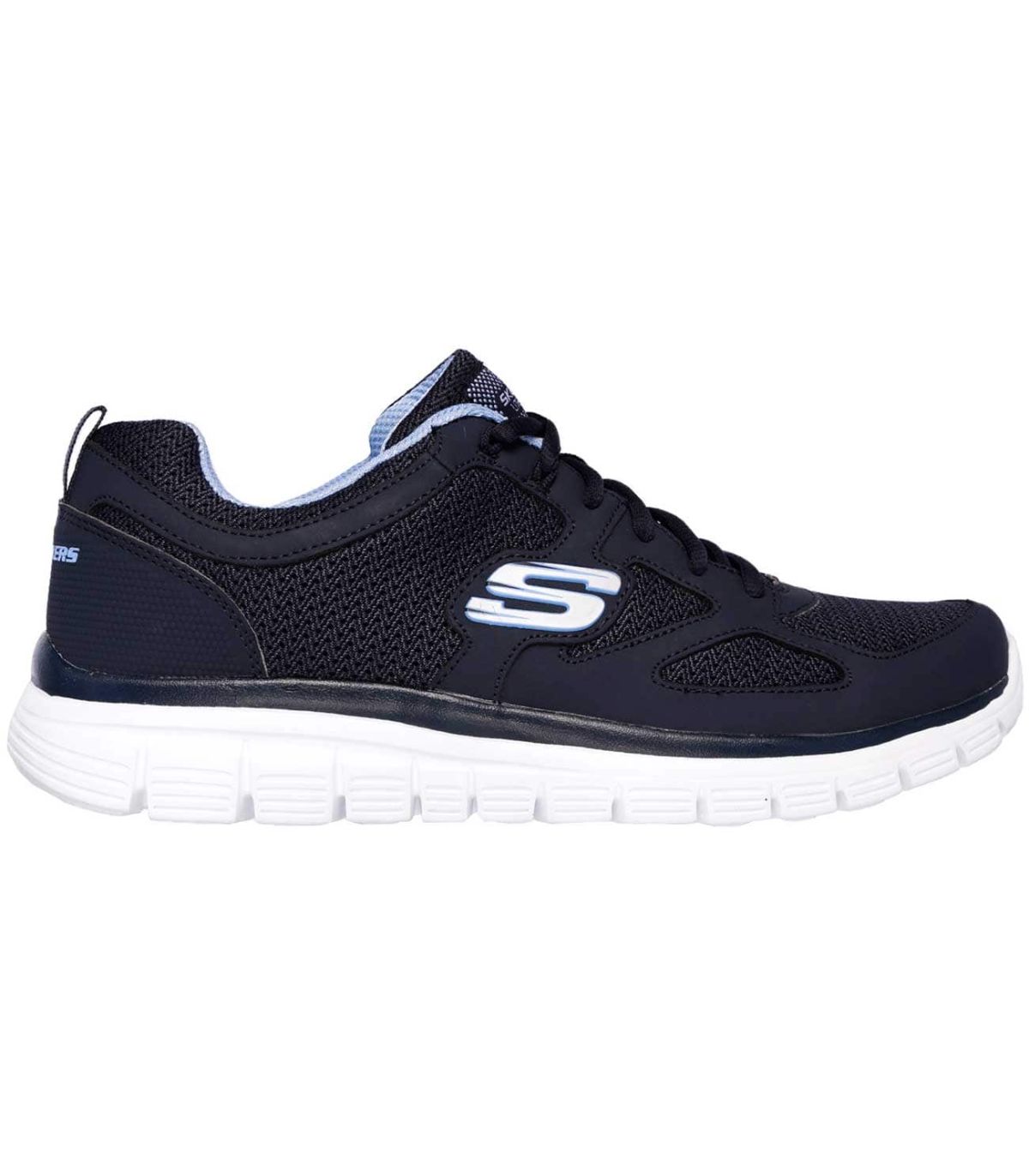 Zapatillas Skechers Burns Agoura de hombre, piel Trubuck y malla transpirable con plantilla Memory Foam.