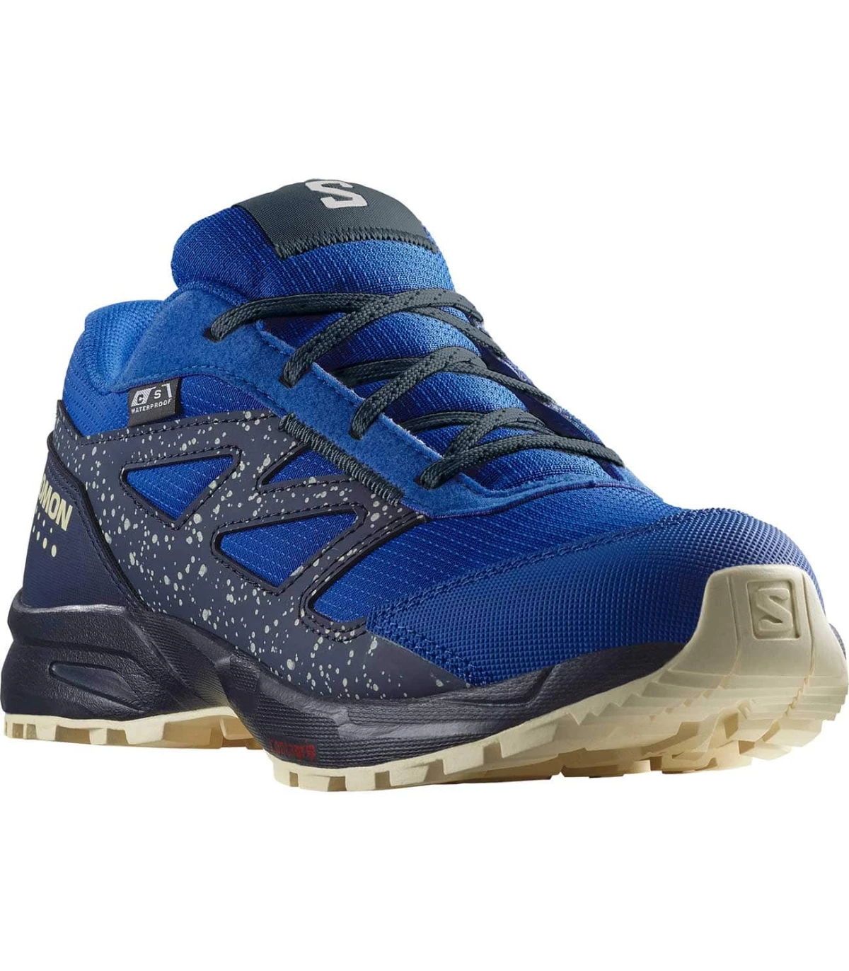 ➤Salomon Outway ClimaSalomon Waterproof - Zapatillas Trekking Niño l Tallas  31 Color Azul