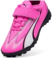 Botas multi tacos Puma Ultra Play TT Velcro Jr Rosa