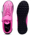 Botas multi tacos Puma Ultra Play TT Velcro Jr Rosa