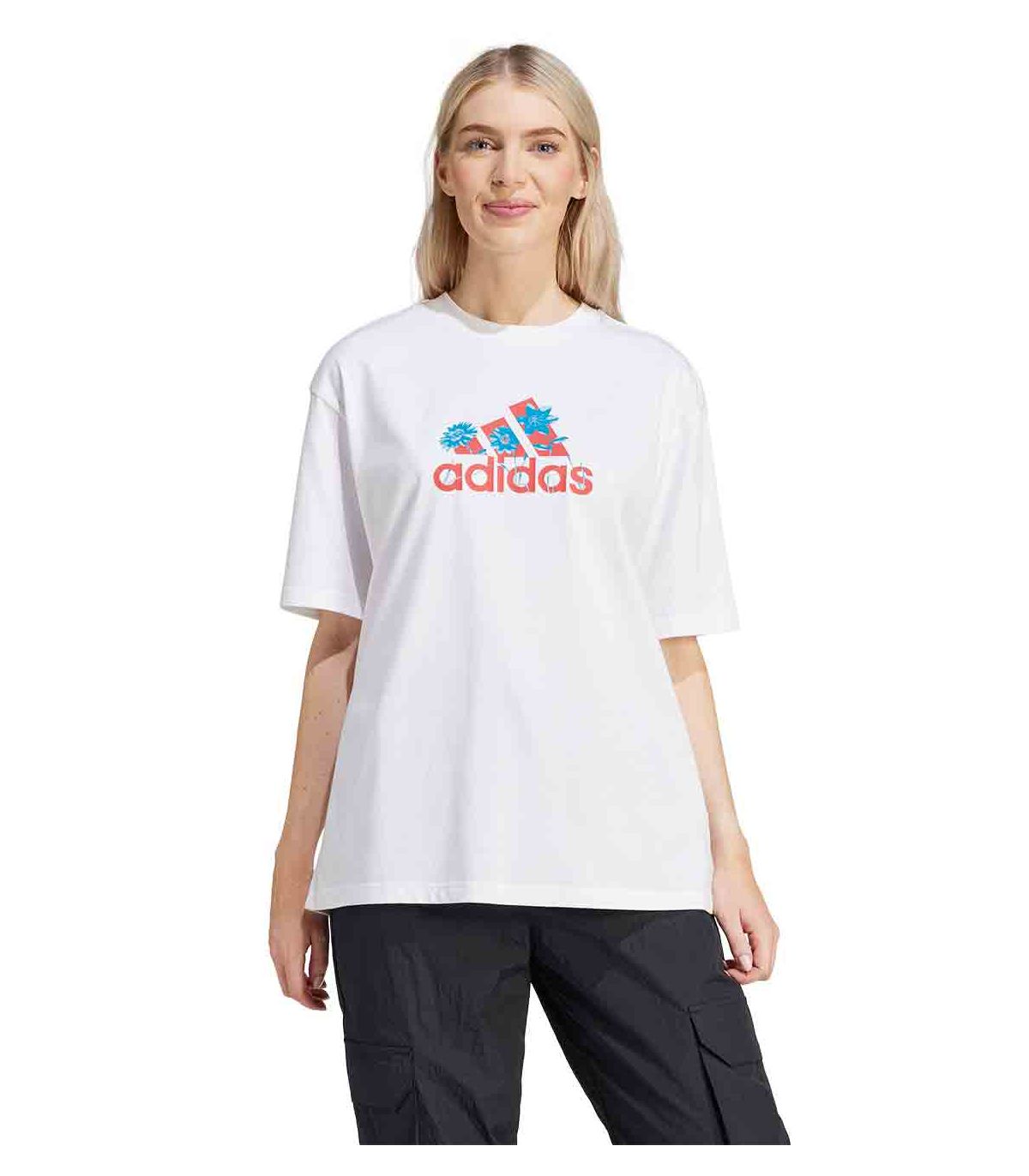 Camisetas Lifestyle Adidas Camiseta W Flwr Bos GT Nondue