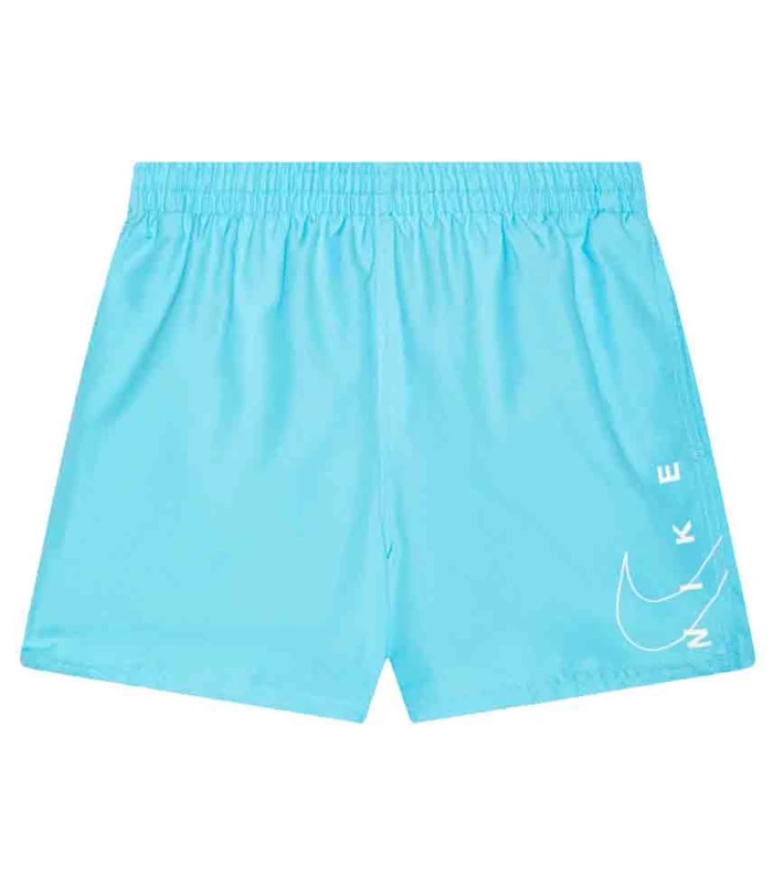 Bañadores Nike Bañador 5" Split Logo Niño Aquarius Blue