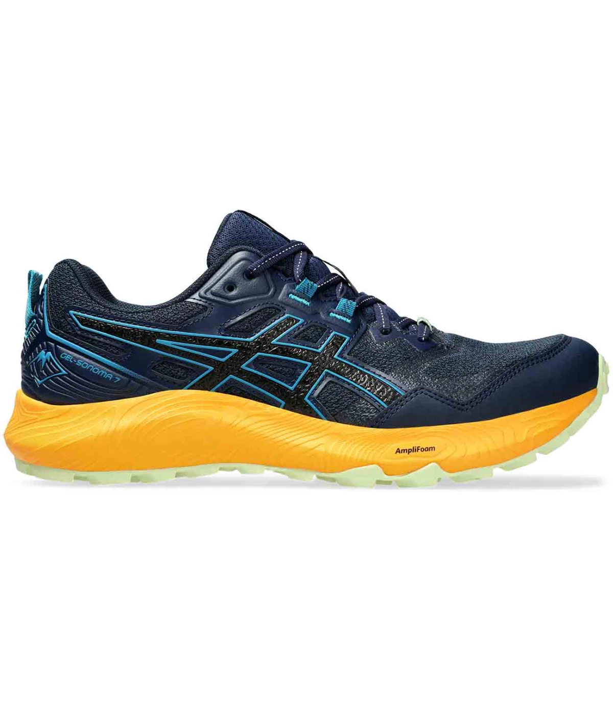 Asics Gel Sonoma 7 404 Running Shoes Trail Running Man l SoloRunning Sizes 41.5 Colour Blue