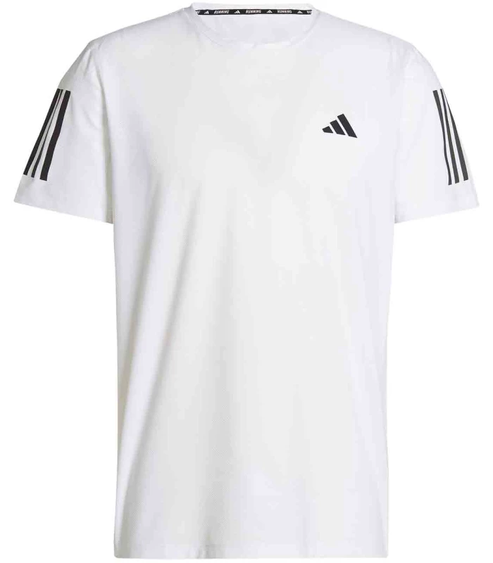 Chemisiers techniques running Adidas Camiseta Own The Run Blanco