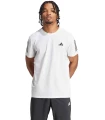Chemisiers techniques running Adidas Camiseta Own The Run Blanco