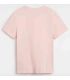 Camisetas Lifestyle Vans Camiseta Drop V Ss Crew Rosa Mujer