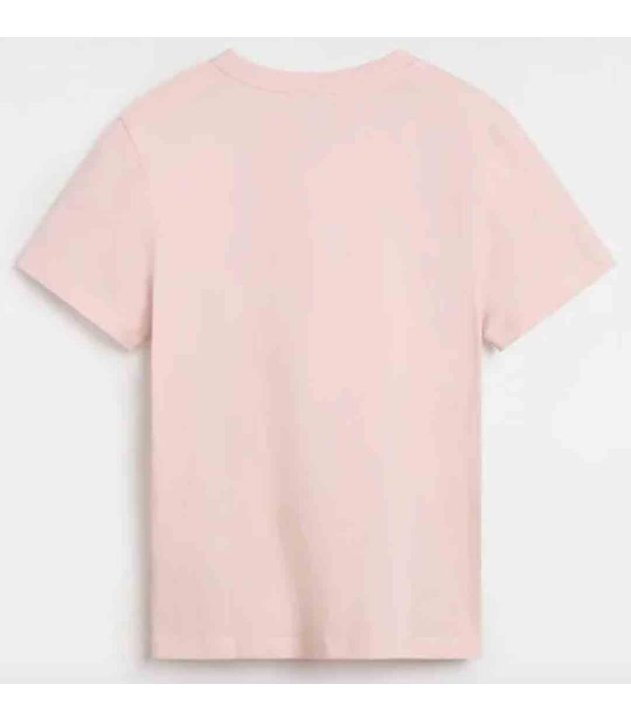 Camisetas Lifestyle Vans Camiseta Drop V Ss Crew Rosa Mujer