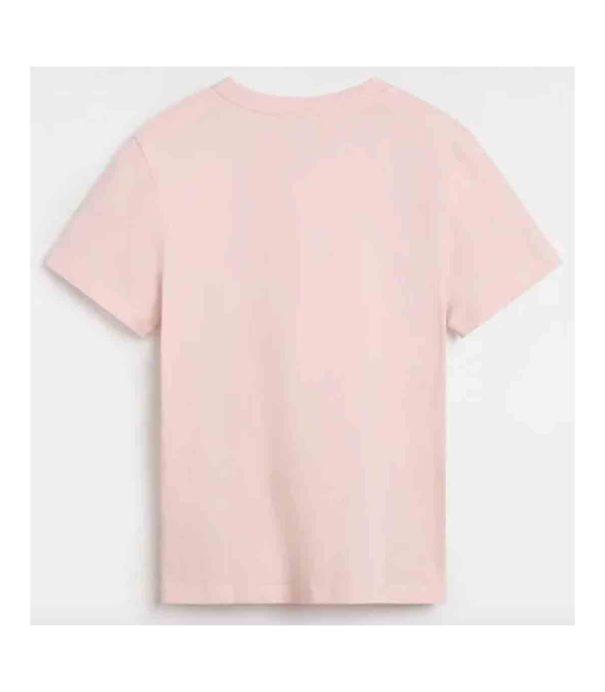 Camisetas Lifestyle Vans Camiseta Drop V Ss Crew Rosa Mujer