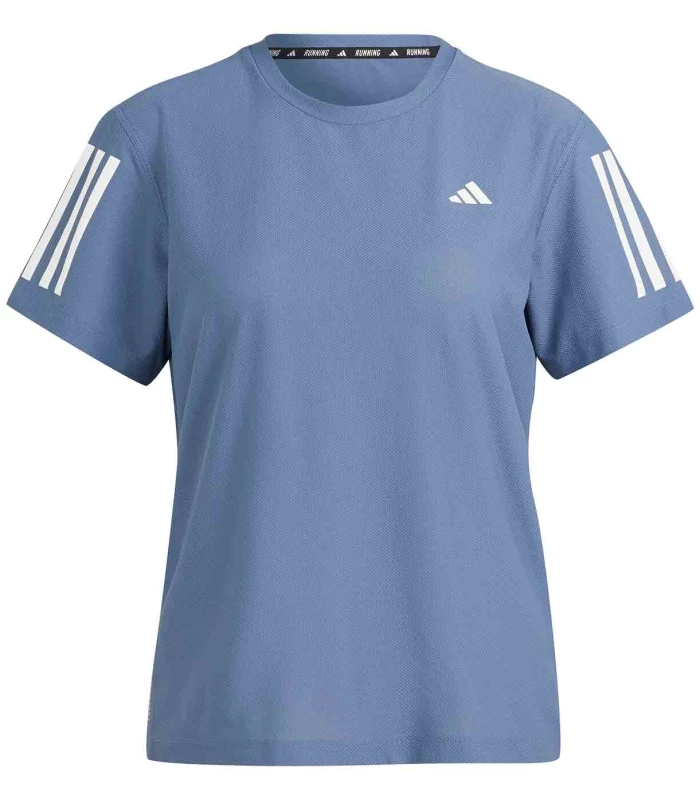 Chemisiers techniques running Adidas Camiseta Own The Run Azul