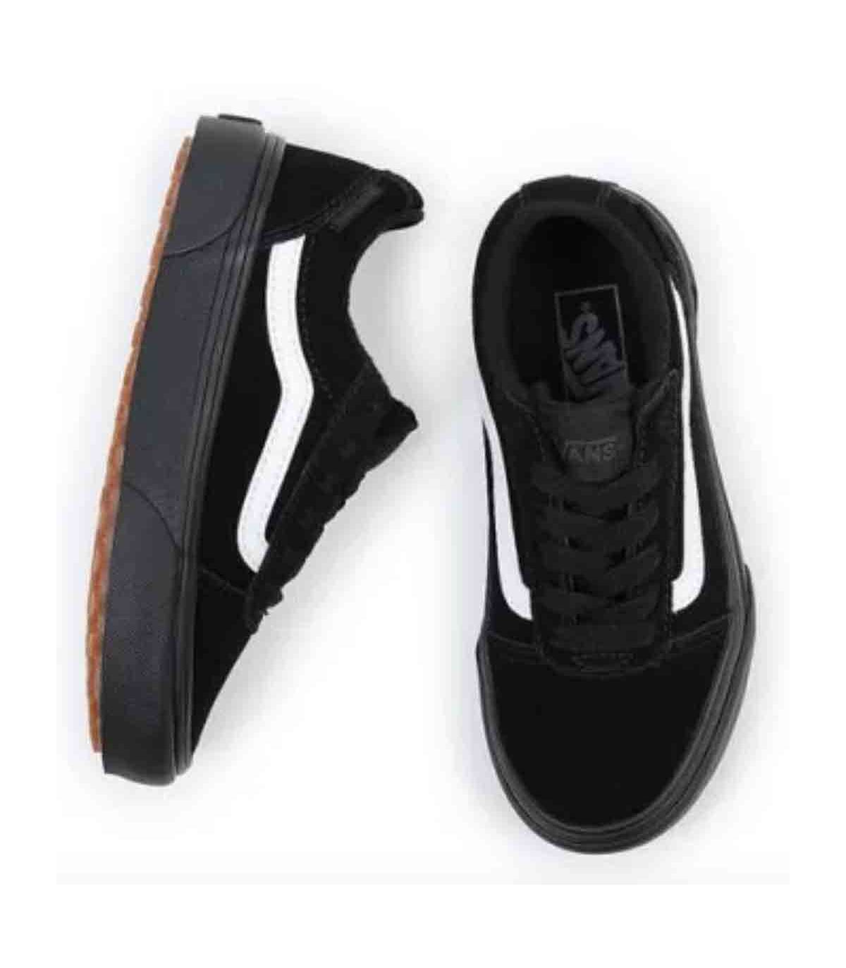 Calzado Casual Junior Vans Yt Ward Guard Jr Negro