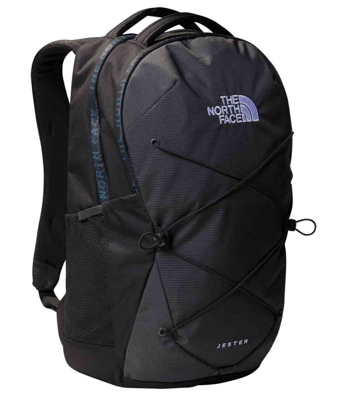 Mochila The North Face Jester Asphalt Grey 28L con sistema FlexVent y compartimento para portátil de 15 pulgadas.