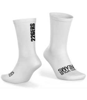Calcetines técnicos 226ERS blancos de tejido Soft-Air Plus, transpirables y adaptables para máximo confort.