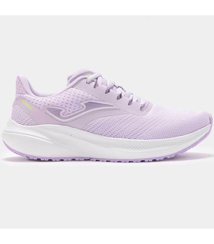 Zapatillas running Joma Rodio 2513 mujer moradas con tecnología VTS transpirable y mediasuela de phylon amortiguada.