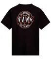 Camisetas Lifestyle Vans Camiseta Og Pennant Ss Crew Negro