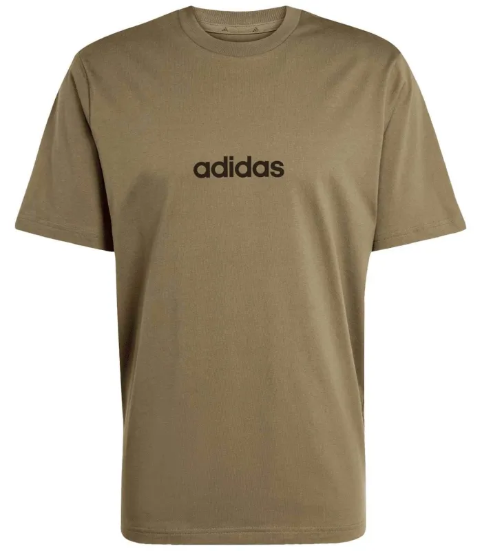 Camisetas Lifestyle Adidas Camiseta Linear Hombre Verde