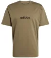 Camisetas Lifestyle Adidas Camiseta Linear Hombre Verde