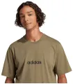 Camisetas Lifestyle Adidas Camiseta Linear Hombre Verde