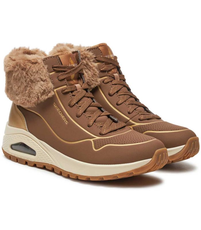 Calzado Casual Mujer Skechers Uno Rugged Fall Shimer Marron