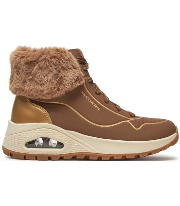 Calzado Casual Mujer Skechers Uno Rugged Fall Shimer Marron
